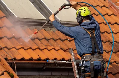 Démoussage et hydrofuge de toiture à Frémontiers